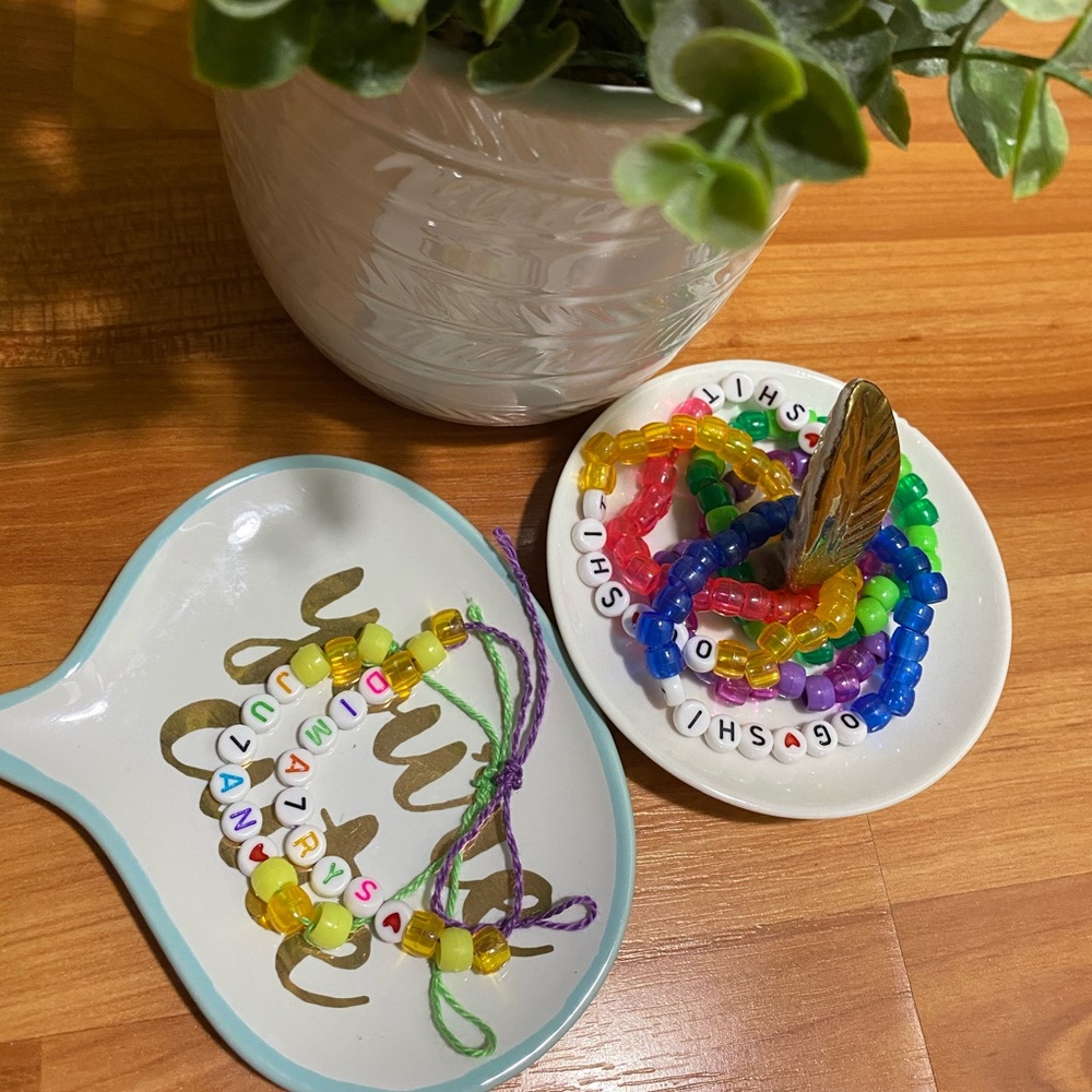 HOMEMADE PERSONALIZED BRACELETS